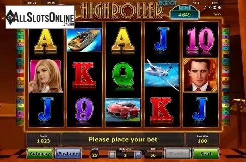 Reels. Highroller Jackpot from Greentube