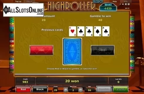 Double Up. Highroller Jackpot from Greentube