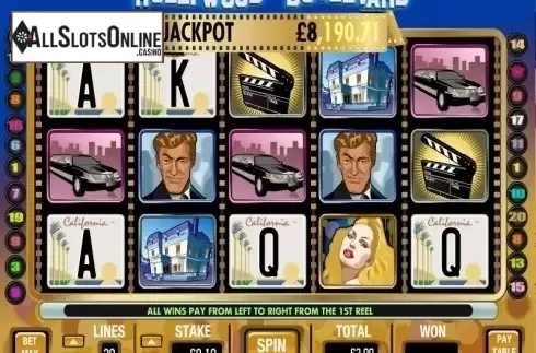 Screen3. Hollywood Boulevard from Playtech
