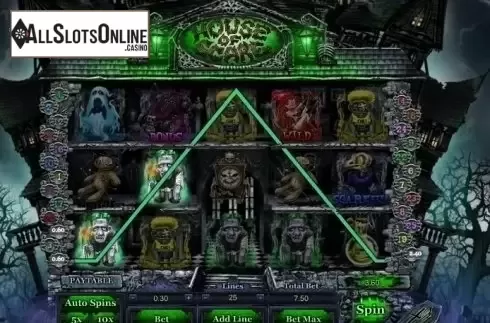 Win Screen . House of Scare from GamesOS