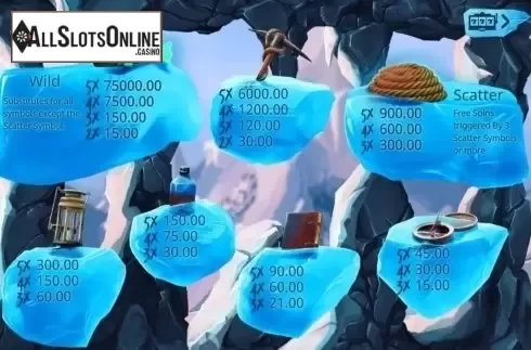 Screen2. Ice World from Booming Games