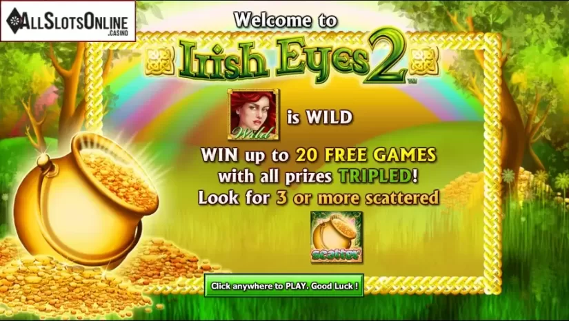 Game features. Irish Eyes 2 from NextGen