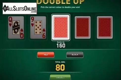 Game Screen. Joker Wild Double Up MH from NetEnt