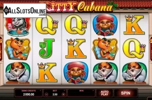 Screen8. Kitty Cabana from Microgaming