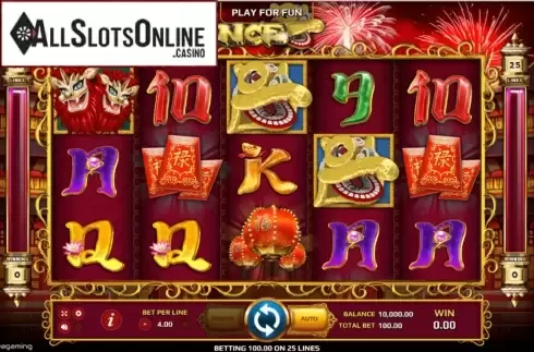 Reel Screen. Lions Dance from EAgaming