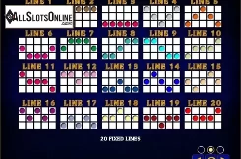 Paytable 2. Magic Seven Delux from Zeus Play