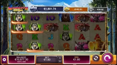 Mammoth Chase slot screenshot 4