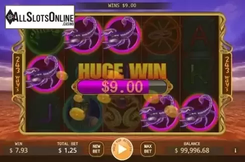 Huge Win screen