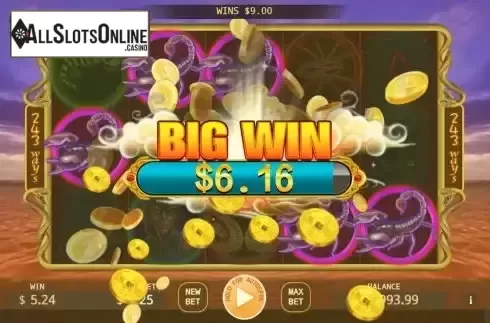 Big Win screen