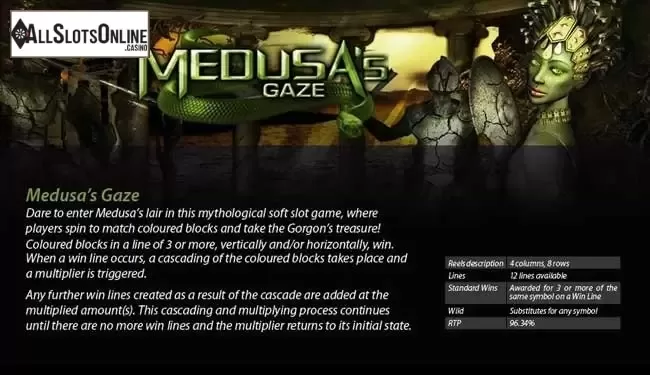 Guideline. Medusa's Gaze (Playtech) from Playtech