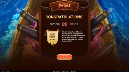 Micropirates and the Kraken of the Caribbean slot screenshot 3