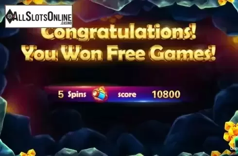 Free Spins Win Screen 2