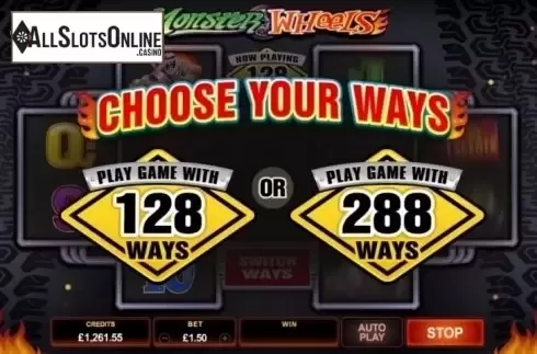 Screen 3. Monster Wheels (Microgaming) from Microgaming