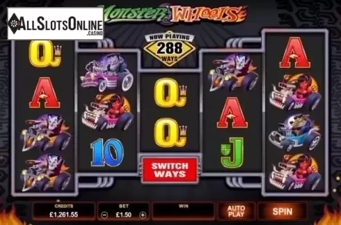 Screen 4. Monster Wheels (Microgaming) from Microgaming