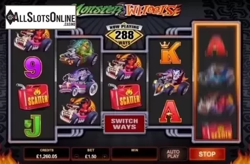 Screen 5. Monster Wheels (Microgaming) from Microgaming