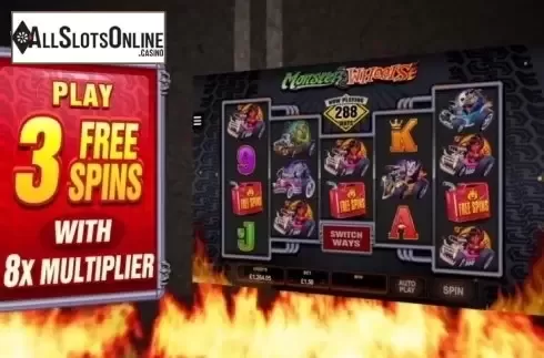Screen 7. Monster Wheels (Microgaming) from Microgaming