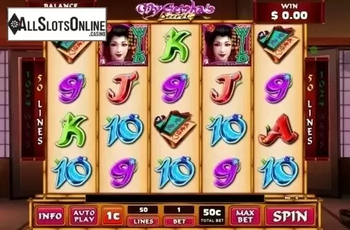 Game Screen. My Geisha's Secret from GMW