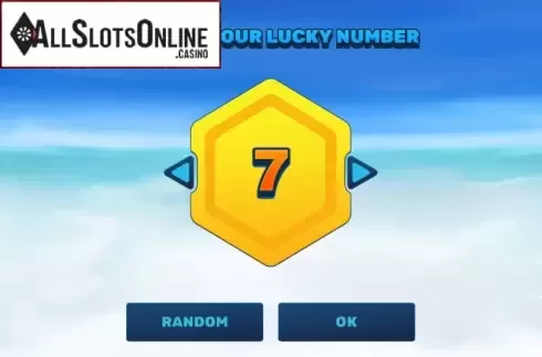 Start Screen. My Lucky Number from Hacksaw Gaming