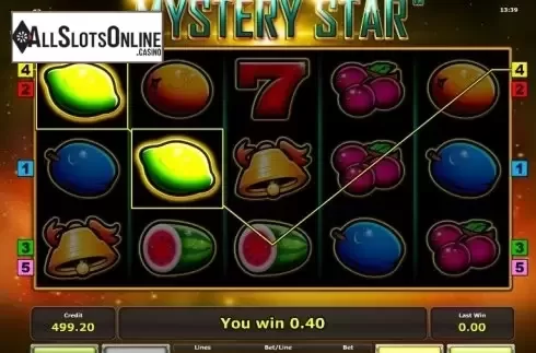 Win. Mystery Star (Green Tube) from Greentube