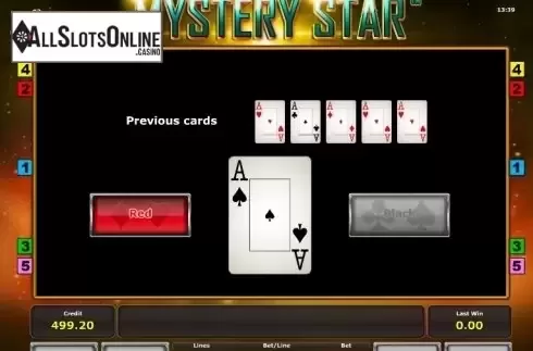 Double Up. Mystery Star (Green Tube) from Greentube