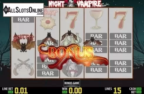 Bonusgame win. Night Vampire HD from World Match