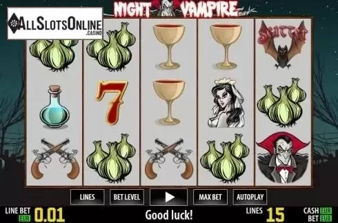 Game reels. Night Vampire HD from World Match