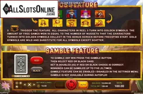Features. Nugget Hunters from EAgaming