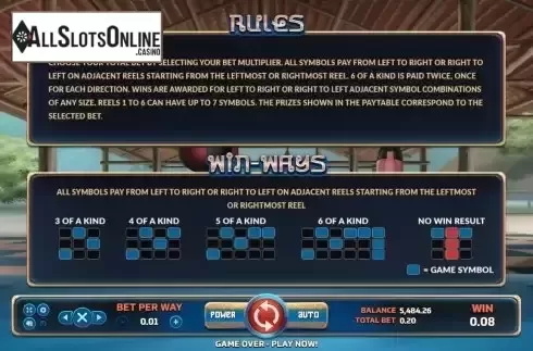 Win ways screen