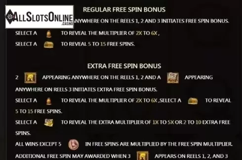 Paytable 1. Open Sesame II from JDB168