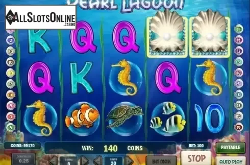 Reels. Pearl Lagoon from Play'n Go