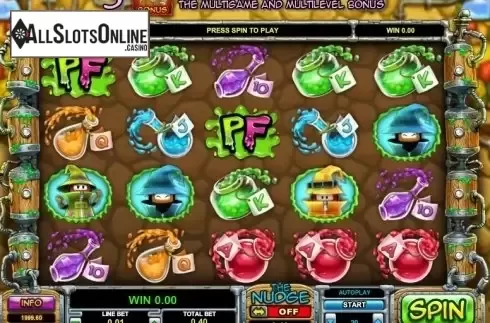 Screen 1. Potion Factory from Leander Games