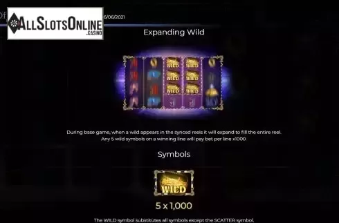 Expanding wild screen