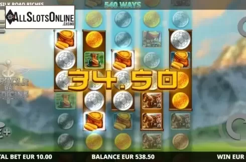 Win Screen 2. Silk Road Riches from Leander Games