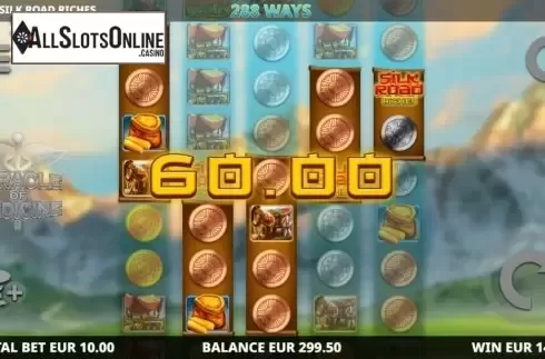 Win Screen 3. Silk Road Riches from Leander Games