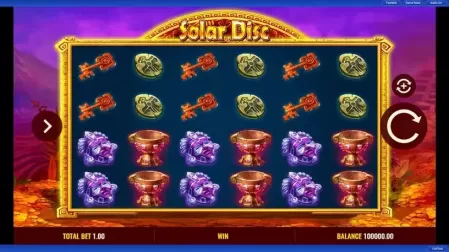 Solar Disc slot screenshot 2