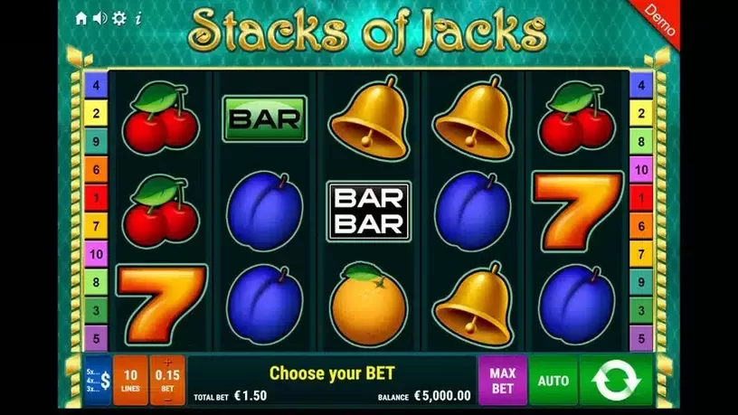 Stacks of Jacks slot screenshot 1
