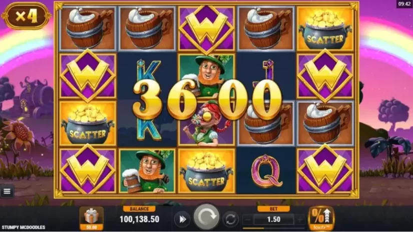 Stumpy McDoodles slot screenshot 2