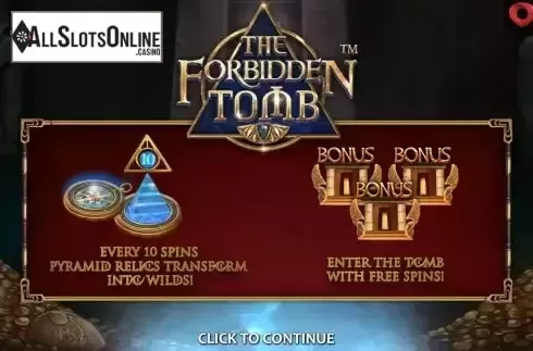 Intro screen
