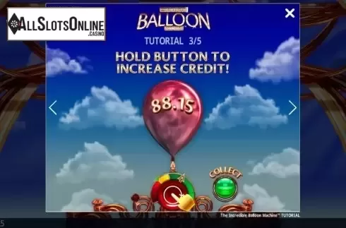 Start Screen 3. The Incredible Balloon Machine from Crazy Tooth Studio