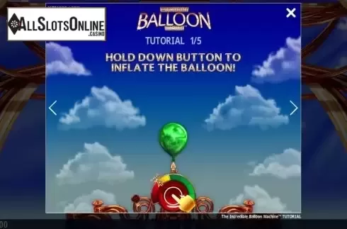 Start Screen 1. The Incredible Balloon Machine from Crazy Tooth Studio