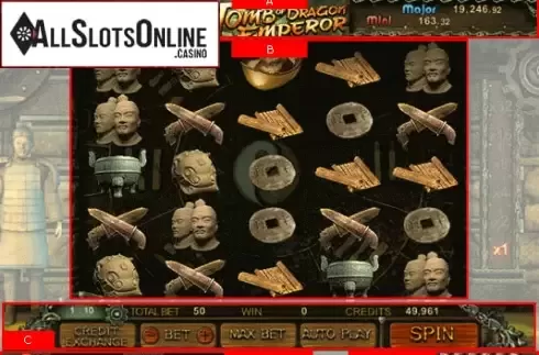 Reel Screen. Tomb of Dragon Emperor from esball