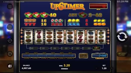 Up6Timer slot screenshot 2
