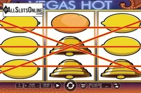 Reel Screen. Vegas Hot from Wazdan