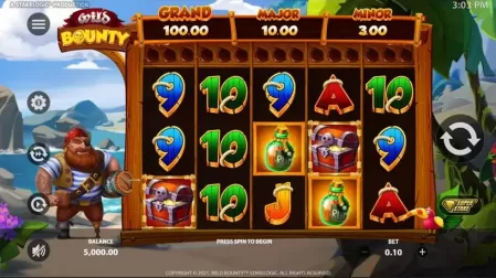 Wild Bounty slot screenshot 1