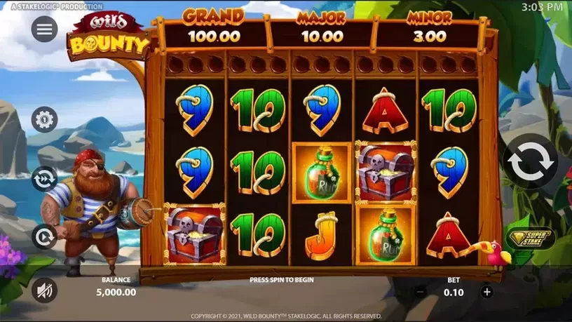 Wild Bounty slot screenshot 1