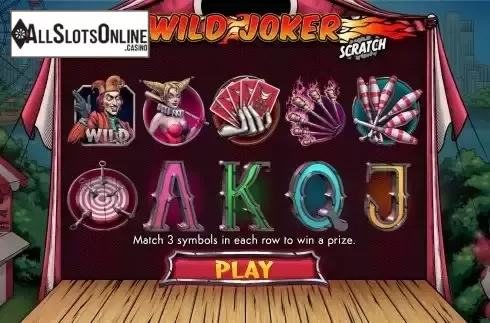 Paytable screen