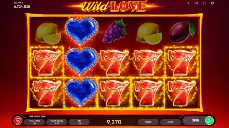 Wild Love slot screenshot 2
