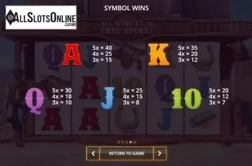 Screen4. Wild Sheriff from Cayetano Gaming