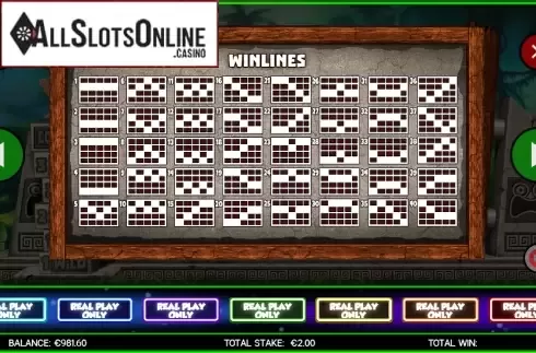 Paylines. Witch Doctor Wild from CORE Gaming