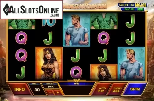 Reel Screen. Wonder Woman (Playtech) from Playtech